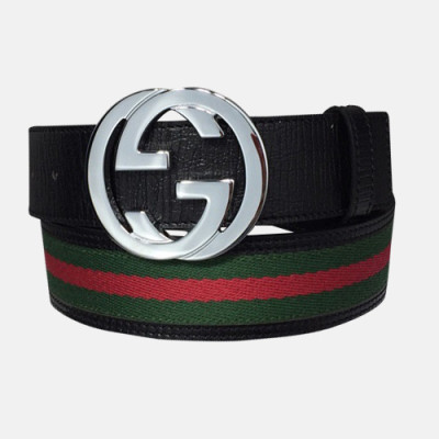 Gucci 2019 Mens Leather Belt - 구찌 2019 남성용 레더 벨트 GUBT0045.Size(4.0cm),블랙