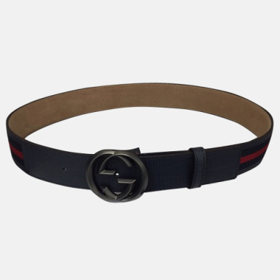 Gucci 2019 Mens Leather Belt - 구찌 2019 남성용 레더 벨트 GUBT0048.Size(4.0cm),다크네이비