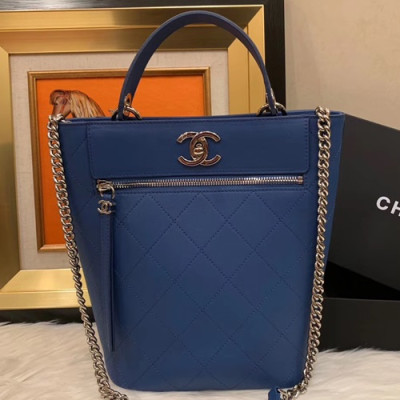 Chanel 2019 Bucket Shoulder Bag,20CM - 샤넬 2019 버킷 숄더백,CHAB0971,20CM,네이비