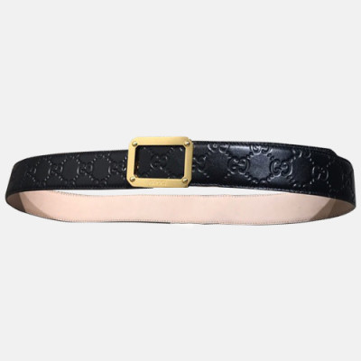 Gucci 2019 Mens Leather Belt - 구찌 2019 남성용 레더 벨트 GUBT0054.Size(3.8cm).블랙