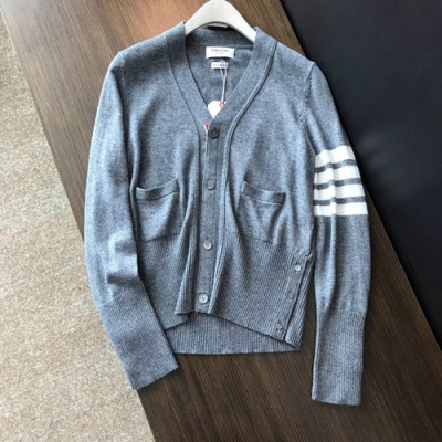 Thom Browne 2019 Mens Crew-neck Wool Cardigan - 톰브라운 2019 남성 크루넥 울 가디건 Thoca00020.Size(S - 2XL).컬러(그레이)