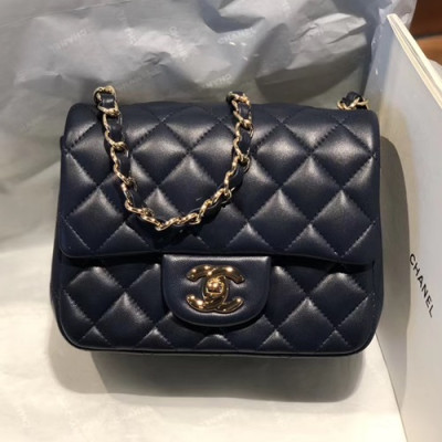 [매장판]Chanel 2019 Classic Flap Shoulder Bag,17CM - 샤넬 2019 클래식 플랩 숄더백,CHAB0981,17CM,네이비