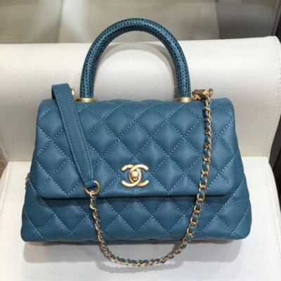 Chanel 2019 Coco Chain Handle Shoulder Bag,23/28CM - 샤넬 2019 코코 체인 핸들 숄더백,CHAB0991,23/28CM,블루