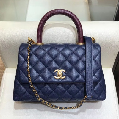 Chanel 2019 Coco Chain Handle Shoulder Bag,23/28CM - 샤넬 2019 코코 체인 핸들 숄더백,CHAB0994,23/28CM,네이비