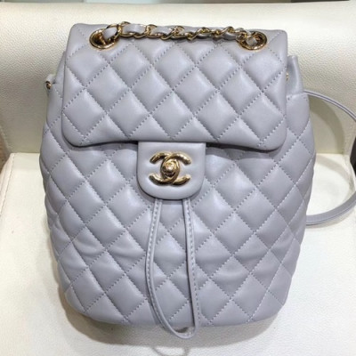 Chanel 2019 Women Back Pack,22/24CM - 샤넬 2019 여성용 백팩, CHAB1001,22/24CM,그레이