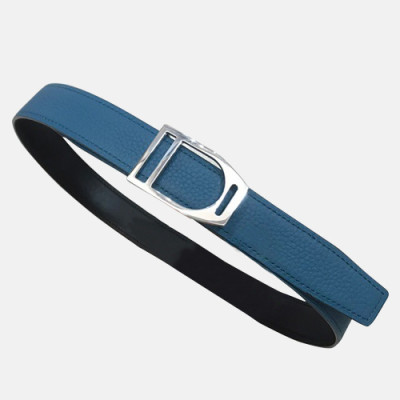 Hermes 2019 Mm/Wm Reversible Leather Belt - 에르메스 2019 남여공용 리버시블 레더 벨트 HERBT0060,Size(3.2cm),블루