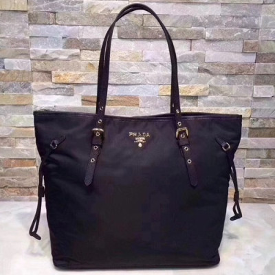 Prada 2019 Pocono Shopper Bag,35cm - 프라다 2019 포코노 쇼퍼백 ,BR4997,35cm,블랙