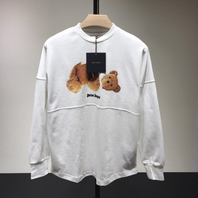 Palm Angels 2019 Mens  Logo Cotton Hood  Tee - 팜 엔젤스 남성 로고 코튼 후드티 Palts0005.Size(xs -l).화이트