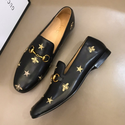 [미러급]Gucci 2019 Mens Business Horsbit Honeybee Leather Loafer- 구찌 남성 비지니스 꿀벌 홀스빗 레더 로퍼 Guc01115x.Size(240 - 270).블랙