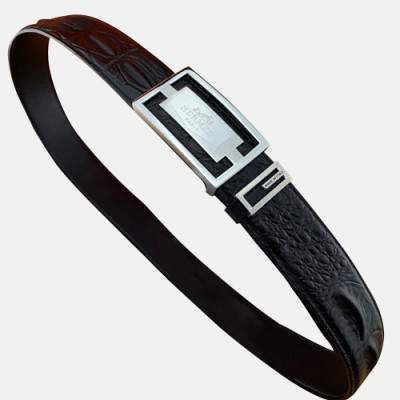 Hermes 2019 Mens Leather Belt - 에르메스 2019 남성용 레더 벨트 HERBT0065.Size(3.8cm),블랙