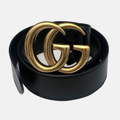 Gucci 2019 Mens Leather Belt - 구찌 2019 남성용 레더 벨트 GUBT0080,블랙