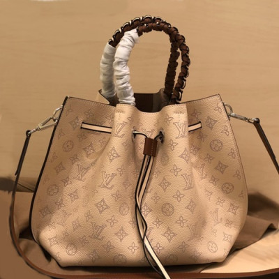 Louis Vuitton 2019 Girolata Mahina Women Bucket Tote Shoulder Bag,27cm - 루이비통 2019 지롤라타 마히나 여성용 버킷토트 숄더백 M53915,LOUB1545,27cm,베이지