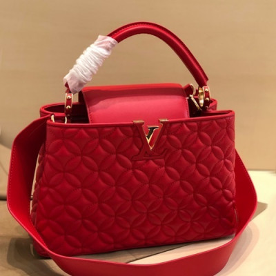 Louis Vuitton 2019 Capucines Tote Shoulder Bag,27/31cm - 루이비통 2019 카푸신 토트 숄더백  M48865,LOUB1563,27/31cm,레드