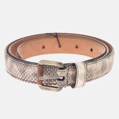 Salvatore Ferragamo 2019 Mens Leather Belt - 살바토레 페라가모 2019 남성용 레더 벨트 FERBT0043,그레이