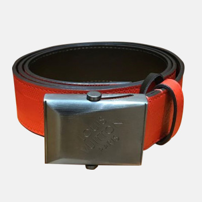 Louis vuitton 2019 Mens Leather Belt - 루이비통 2019 남성용 레더 벨트 LOUBT0093,오렌지