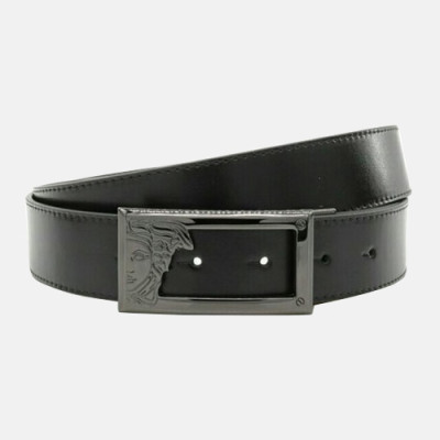 Versace 2019 Mens Leather Belt - 베르사체 2019  남성용 레더 벨트 VERBT0030,블랙