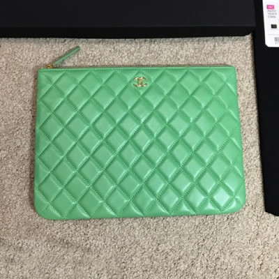 Chanel 2019 Women Clutch Bag,28/35CM - 샤넬 2019 여성용 클러치백,CHA1052,28/35CM,그린