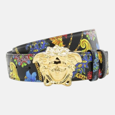 Versace 2019 Mens Leather Belt - 베르사체 2019  남성용 레더 벨트 VERBT0035,블랙