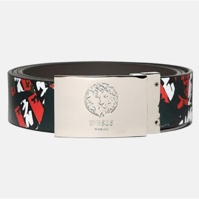 Versace 2019 Mens Leather Belt - 베르사체 2019  남성용 레더 벨트 VERBT0047,블랙