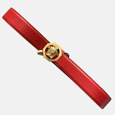 Versace 2019 Mens Leather Belt - 베르사체 2019  남성용 레더 벨트 VERBT0055,레드