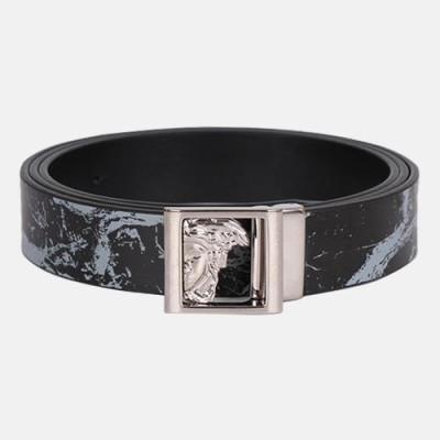 Versace 2019 Mens Leather Belt - 베르사체 2019  남성용 레더 벨트 VERBT0056,블랙