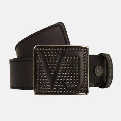 Versace 2019 Mens Leather Belt - 베르사체 2019  남성용 레더 벨트 VERBT0068,블랙