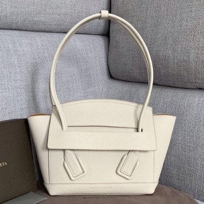 Bottega Veneta 2019 Arco Small Tote Shoulder Bag,22cm - 보테가 베네타 2019 아르코 스몰 토트 숄더백, 580725,BVB0281,22cm,화이트