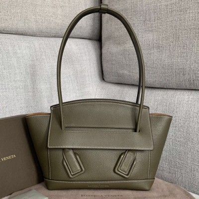 Bottega Veneta 2019 Arco Small Tote Shoulder Bag,22cm - 보테가 베네타 2019 아르코 스몰 토트 숄더백, 580725,BVB0283,22cm,카키