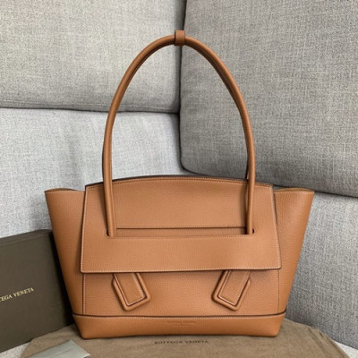 Bottega Veneta 2019 Arco Large Tote Shoulder Bag,32cm - 보테가 베네타 2019 아르코 라지 토트 숄더백, 575941,BVB0289,32cm,카멜