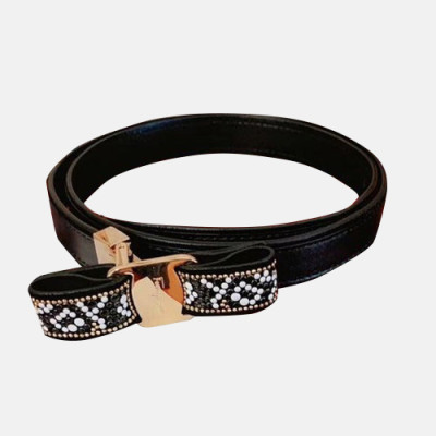 Salvatore Ferragamo 2019 Woman Leather Belt - 살바토레 페라가모 2019 여성용 레더 벨트 FERBT0050,블랙