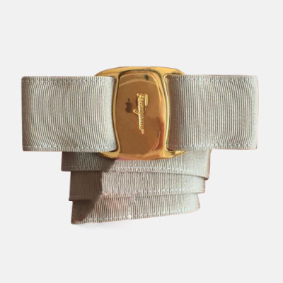 Salvatore Ferragamo 2019 Woman Leather Belt - 살바토레 페라가모 2019 여성용 레더 벨트 FERBT0064,화이트