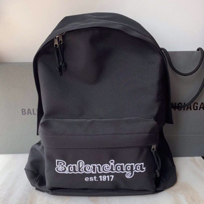 Balenciaga 2019 Nylon Back Pack,36CM - 발렌시아가 2019 남여공용 나일론 백팩,BGB0421,36CM,블랙