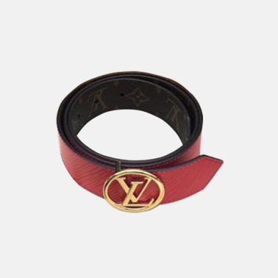 Louis vuitton 2019 Woman Leather Belt - 루이비통 2019 여성용 레더 벨트 LOUBT0102,브라운