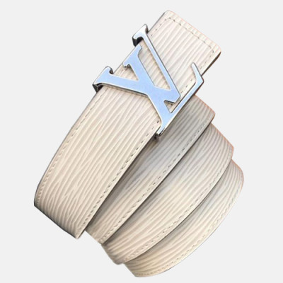 Louis vuitton 2019 Woman Leather Belt - 루이비통 2019 여성용 레더 벨트 LOUBT0104,화이트