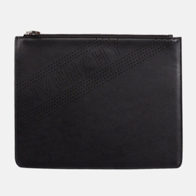 Givenchy 2019 Leather Clutch Bag,30cm - 지방시 2019 레더 남여공용 클러치백 GVB0188,30cm,블랙