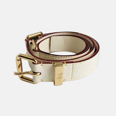 Louis vuitton 2019 Woman Leather Belt - 루이비통 2019 여성용 레더 벨트 LOUBT0121,화이트