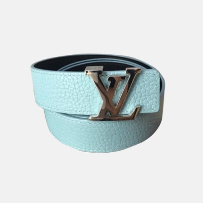 Louis vuitton 2019 Woman Leather Belt - 루이비통 2019 여성용 레더 벨트 LOUBT0126,스카이블루