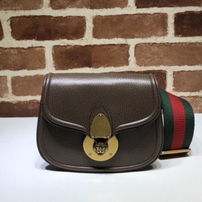 Gucci 2019 Tiger Totem Mini Leather Shoulder Bag,20CM - 구찌 2019 타이거 토템 미니 레더 숄더백 495663,GUB0737,20cm,브라운