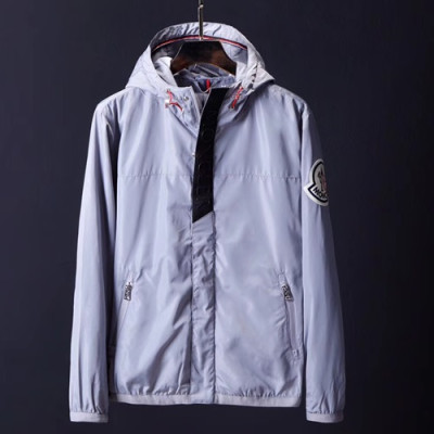 Moncler 2019 Mens Patch Logo Cajual Jacket - 몽클레어 남성 패치 로고 캐쥬얼 자켓 MONTS0002.Size(m - 2xl).그레이