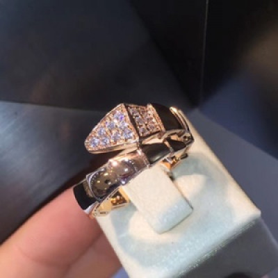 BULGARI Rose Gold  ring - 불가리 여성용 로즈 골드 반지 BUL0026.