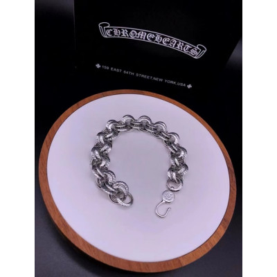 Chrome hearts M casual bangle - 크롬하츠 남자 실버 팔찌 Chr0004.