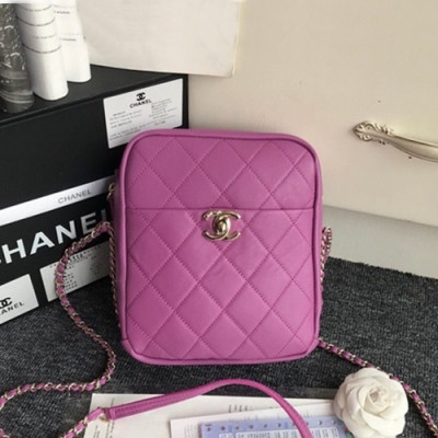 Chanel 2019  Women Camera Shoulder Bag,20CM - 샤넬 2019 여성용 카메라 숄더백 ,CHAB1152,20CM,퍼플