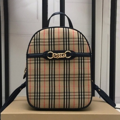 Burberry 2019 Canvas Back Pack- 버버리 2019 캔버스 여성용 백팩 ,BURB0364,베이지