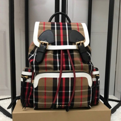 Burberry 2019 Canvas Back Pack,33cm - 버버리 2019 캔버스 여성용 백팩 ,BURB0366,33cm,베이지브라운