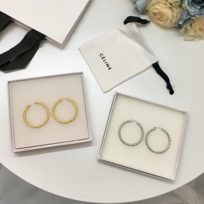 CELINE  Vintage Earring  -셀린느 빈티지 이어링 CEL0004.(옐로우 골드,화이트 골드)