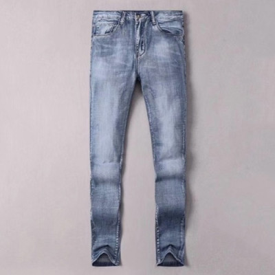 Armani 2019 Mens Graffity Denim Pants - 알마니 남성 그래피티 데님 팬츠 ARMPT0011.Size(29-38). 블루