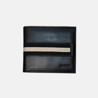 Bally 2019 Mens Leather Wallet - 발리 남성용 레더 반지갑 BALB0001.블랙