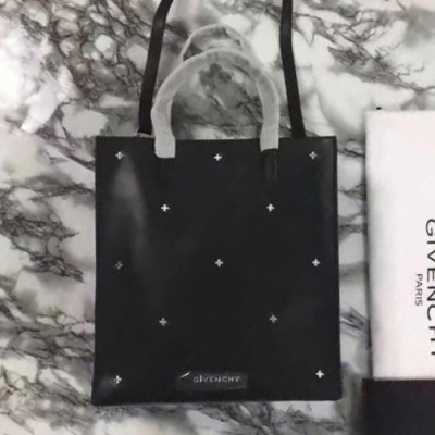 Givenchy 2019 Leather Tote Shoulder Shopper Bag,28cm - 지방시 2019 레더 토트 숄더 쇼퍼백,GVB0235,28CM,블랙