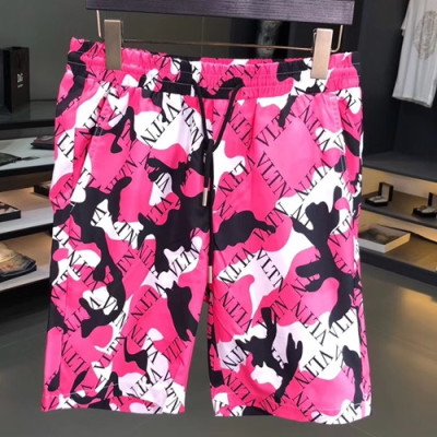 Valentino 2019 Mens Logo Casual Training Half Pants - 발렌티노 남성 캐쥬얼 로고 트레이닝 반바지 VAL0004.Size(M - 3XL).핑크