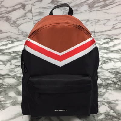 Givenchy 2019 Canvas & Leather Back Pack,41cm - 지방시 2019 캔버스 & 레더 남여공용 백팩 GVB0280,41cm,블랙